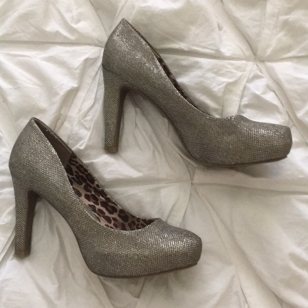 Silver heels